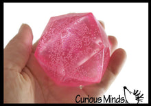 Load image into Gallery viewer, 1 Sugar Polyhedron Diamond Shaped Ball - Glow in the Dark Th