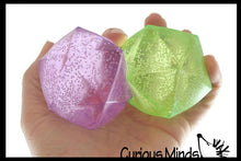 Load image into Gallery viewer, 1 Sugar Polyhedron Diamond Shaped Ball - Glow in the Dark Th