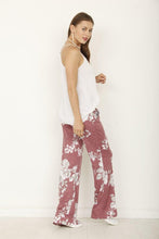 Load image into Gallery viewer, Fold over wide leg palazzo pants