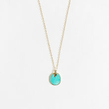 Load image into Gallery viewer, Free Spirit Turquoise Necklace Gold Filled