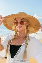 Load image into Gallery viewer, Scallop Edge Bow Accent Sunhat