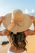Load image into Gallery viewer, Scallop Edge Bow Accent Sunhat