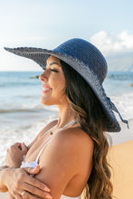 Load image into Gallery viewer, Scallop Edge Bow Accent Sunhat