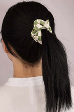 Load image into Gallery viewer, Check Pattern Soft Satin Hair Scrunchies