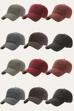 Load image into Gallery viewer, Breezy Tweed Ball Cap Fall Fashion Autumn Hat