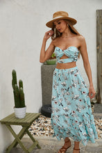 Load image into Gallery viewer, Women's Floral 2 Pcs Long Skirt Set