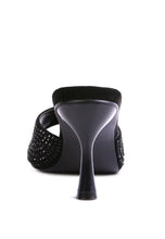 Load image into Gallery viewer, Imprint Diamante Stud Slip On Sandals