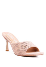 Load image into Gallery viewer, Imprint Diamante Stud Slip On Sandals