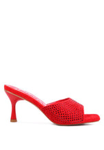 Load image into Gallery viewer, Imprint Diamante Stud Slip On Sandals
