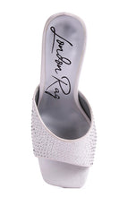 Load image into Gallery viewer, Imprint Diamante Stud Slip On Sandals