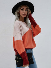Load image into Gallery viewer, Women's Long Sleeve Round Neck Sweater