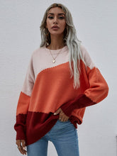 Load image into Gallery viewer, Women's Long Sleeve Round Neck Sweater