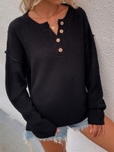 Load image into Gallery viewer, Women Long Sleeve Loose Fit Sweater
