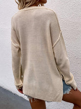 Load image into Gallery viewer, Women Long Sleeve Loose Fit Sweater