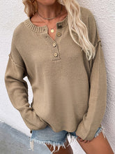 Load image into Gallery viewer, Women Long Sleeve Loose Fit Sweater