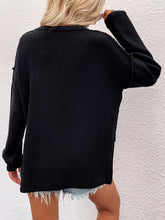 Load image into Gallery viewer, Women Long Sleeve Loose Fit Sweater