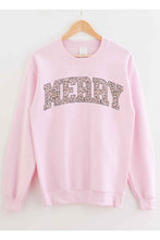 Load image into Gallery viewer, Leopard Merry Christmas Graphic Sweatshirt