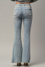 Load image into Gallery viewer, Elastic Banded Wide Flare Jeans