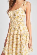 Load image into Gallery viewer, Spaghetti Strap Mini Dress with Smocked Waist