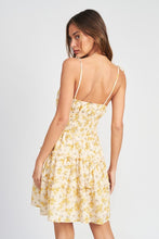 Load image into Gallery viewer, Spaghetti Strap Mini Dress with Smocked Waist