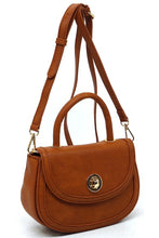 Load image into Gallery viewer, Fashion Flap Saddle Satchel