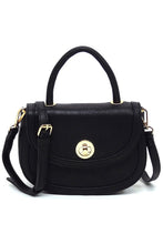 Load image into Gallery viewer, Fashion Flap Saddle Satchel