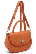 Load image into Gallery viewer, Fashion Flap Saddle Satchel