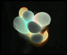 Load image into Gallery viewer, 1 Small Glow in the Dark Doh Filled 1.5" Stress Ball - Ceili