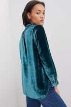 Load image into Gallery viewer, Cherish Elegance Velvet Blouse