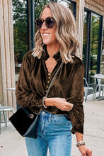 Load image into Gallery viewer, Cherish Elegance Velvet Blouse