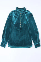 Load image into Gallery viewer, Cherish Elegance Velvet Blouse