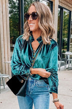 Load image into Gallery viewer, Cherish Elegance Velvet Blouse