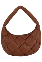 Load image into Gallery viewer, ecostitch Puffy Woven Hobo Shoulder Bag