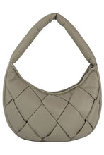 Load image into Gallery viewer, ecostitch Puffy Woven Hobo Shoulder Bag