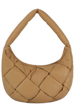 Load image into Gallery viewer, ecostitch Puffy Woven Hobo Shoulder Bag