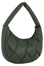 Load image into Gallery viewer, ecostitch Puffy Woven Hobo Shoulder Bag