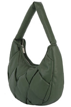 Load image into Gallery viewer, ecostitch Puffy Woven Hobo Shoulder Bag