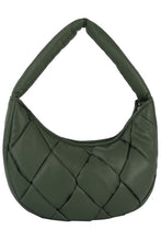 Load image into Gallery viewer, ecostitch Puffy Woven Hobo Shoulder Bag