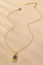 Load image into Gallery viewer, Waterproof Tarot Card Natural Stone Necklace