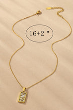 Load image into Gallery viewer, Waterproof Tarot Card Natural Stone Necklace
