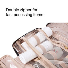Load image into Gallery viewer, Travel Fold Up Make Up Bag Hanging Organizer