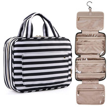 Load image into Gallery viewer, Travel Fold Up Make Up Bag Hanging Organizer