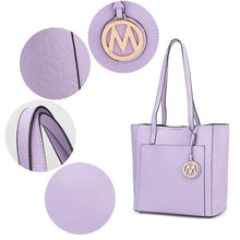 Load image into Gallery viewer, MKF Lea Vegan Leather Womens Tote Bag by Mia K