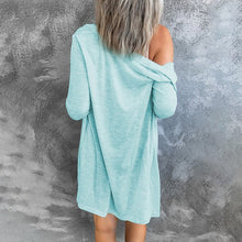 Load image into Gallery viewer, Women Solid Color Open-Front Buttons Cardigan