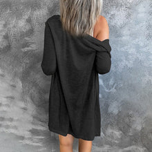 Load image into Gallery viewer, Women Solid Color Open-Front Buttons Cardigan