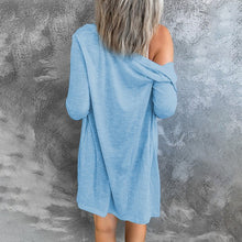 Load image into Gallery viewer, Women Solid Color Open-Front Buttons Cardigan