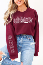 Load image into Gallery viewer, Celestial Floral Books Graphic Sweatshirts