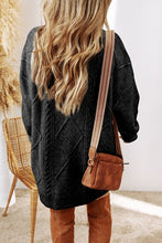 Load image into Gallery viewer, Women Knit Drop Shoulder Loose Fit Sweater Dress