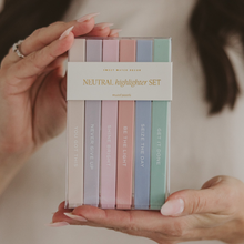 Load image into Gallery viewer, Neutral Highlighter Set - Stationery Set & Decor