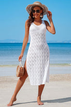 Load image into Gallery viewer, Side Split Crochet Coverup Long Beach Dress